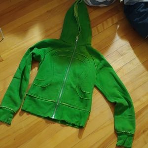 Lululemon jacket green excellent condition